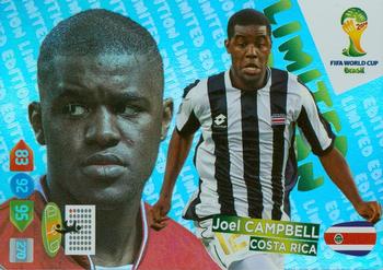 2014 Panini Adrenalyn XL FIFA World Cup Brazil - Limited Edition #NNO Joel Campbell Front