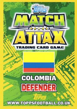 2014 Topps Match Attax World Stars #57 Mario Yepes Back