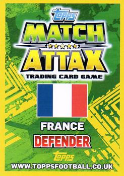 2014 Topps Match Attax World Stars #106 Mamadou Sakho Back