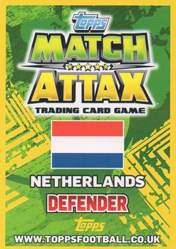 2014 Topps Match Attax World Stars #172 Ron Vlaar Back