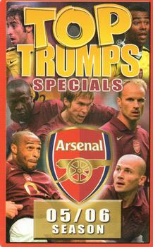 2005-06 Top Trumps Specials Arsenal #NNO Title Card Front