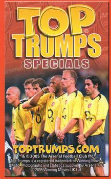 2005-06 Top Trumps Specials Arsenal #NNO Quincy Owusu-Abeyie Back