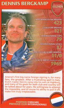 2007 Top Trumps Specials Arsenal #NNO Dennis Bergkamp Front