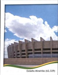 2014 Panini FIFA World Cup Brazil Stickers #8 Estadio Mineirao Front