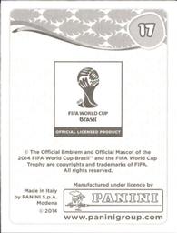 2014 Panini FIFA World Cup Brazil Stickers #17 Arena Castelao Back
