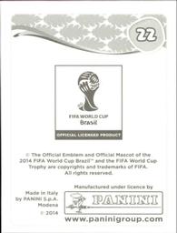 2014 Panini FIFA World Cup Brazil Stickers #22 Estadio Beira-Rio Back