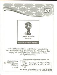 2014 Panini FIFA World Cup Brazil Stickers #27 Maracana Stadium Back