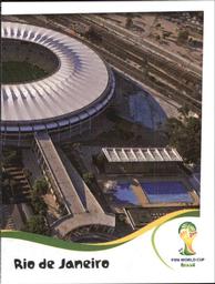 2014 Panini FIFA World Cup Brazil Stickers #27 Maracana Stadium Front