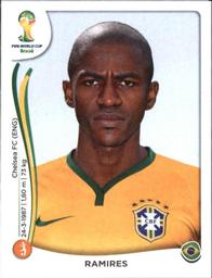 2014 Panini FIFA World Cup Brazil Stickers #40 Ramires Front