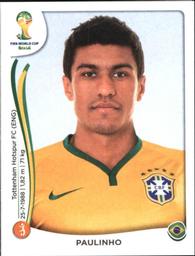 2014 Panini FIFA World Cup Brazil Stickers #41 Paulinho Front
