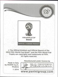 2014 Panini FIFA World Cup Brazil Stickers #97 Joel Matip Back