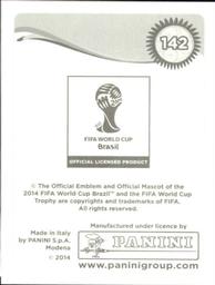 2014 Panini FIFA World Cup Brazil Stickers #142 Dirk Kuyt Back
