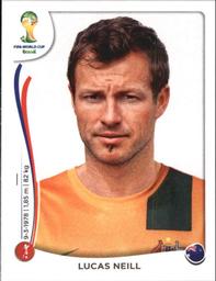 2014 Panini FIFA World Cup Brazil Stickers #168 Lucas Neill Front