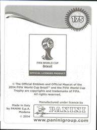 2014 Panini FIFA World Cup Brazil Stickers #175 Matt McKay Back