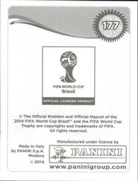 2014 Panini FIFA World Cup Brazil Stickers #177 Tom Rogic Back