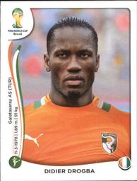 2014 Panini FIFA World Cup Brazil Stickers #240 Didier Drogba Front