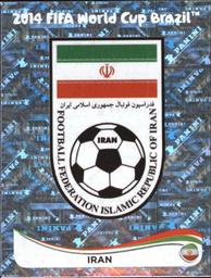 2014 Panini FIFA World Cup Brazil Stickers #450 Iran Logo Front