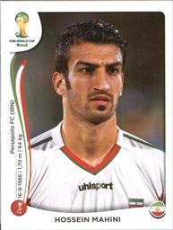 2014 Panini FIFA World Cup Brazil Stickers #455 Hossein Mahini Front