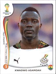 2014 Panini FIFA World Cup Brazil Stickers #536 Kwadwo Asamoah Front