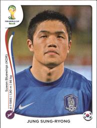 2014 Panini FIFA World Cup Brazil Stickers #623 Jung Sung-Ryong Front