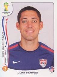 2014 Panini FIFA World Cup Brazil Stickers #559 Clint Dempsey Front