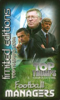 2006 Top Trumps Limited Editions Football Managers #NNO Steve McClaren Back