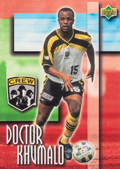 1997 Upper Deck MLS #8 Doctor Khumalo Front
