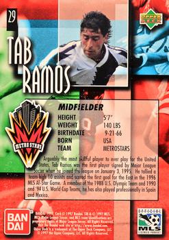 1997 Upper Deck MLS - Gold #29 Tab Ramos Back