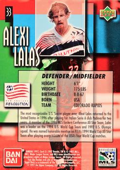 1997 Upper Deck MLS - Gold #33 Alexi Lalas Back