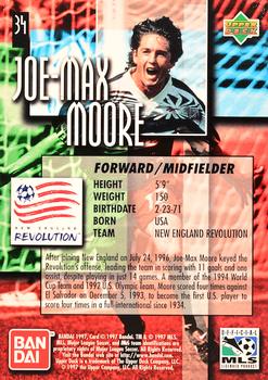 1997 Upper Deck MLS - Gold #34 Joe-Max Moore Back