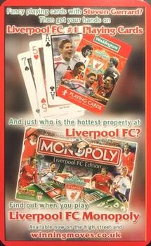 2008 Top Trumps Specials Liverpool #NNO Advertisement Card Front