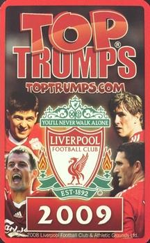 2009 Top Trumps Specials Liverpool #NNO Pepe Reina Back