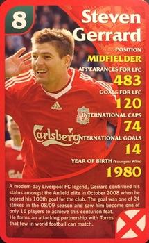 2010 Top Trumps Specials Liverpool #NNO Steven Gerrard Front