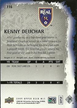 2009 Upper Deck MLS #116 Kenny Deuchar Back