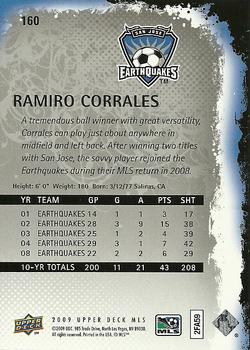 2009 Upper Deck MLS #160 Ramiro Corrales Back