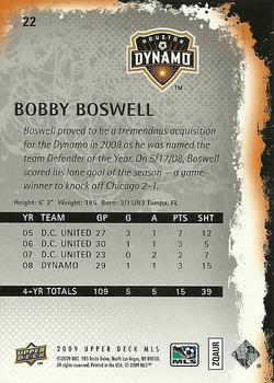 2009 Upper Deck MLS #22 Bobby Boswell Back