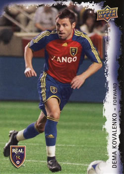 2009 Upper Deck MLS #61 Dema Kovalenko Front