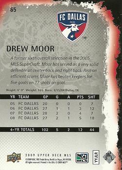 2009 Upper Deck MLS #65 Drew Moor Back