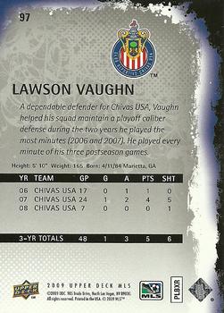 2009 Upper Deck MLS #97 Lawson Vaughn Back