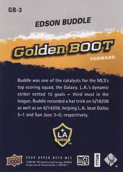 2009 Upper Deck MLS - Golden Boot #GB-3 Edson Buddle Back