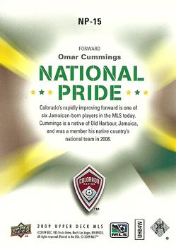 2009 Upper Deck MLS - National Pride #NP-15 Omar Cummings Back