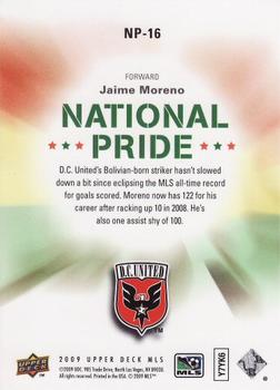 2009 Upper Deck MLS - National Pride #NP-16 Jaime Moreno Back