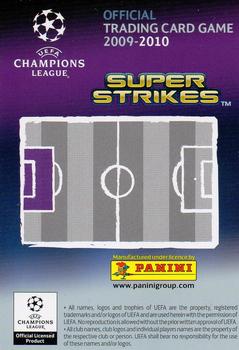 2009-10 Panini UEFA Champions League Super Strikes #NNO Sergio Romero Back