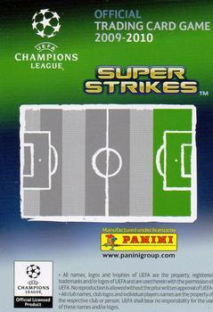 2009-10 Panini UEFA Champions League Super Strikes #NNO Mousa Dembele Back