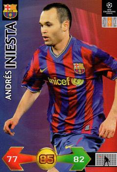 2009-10 Panini UEFA Champions League Super Strikes #NNO Andres Iniesta Front