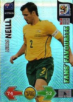 2010 Panini Adrenalyn XL World Cup (UK Edition) #27 Lucas Neill Front
