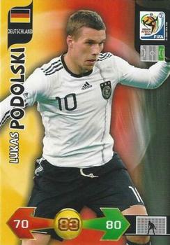 2010 Panini Adrenalyn XL World Cup (UK Edition) #98 Lukas Podolski Front