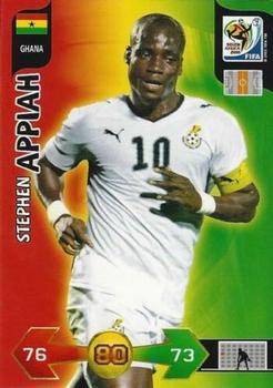 2010 Panini Adrenalyn XL World Cup (UK Edition) #173 Stephen Appiah Front
