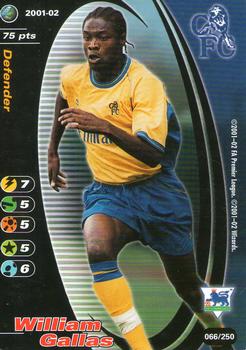 2001 Wizards Football Champions Premier League 2001-2002 #66 William Gallas Front