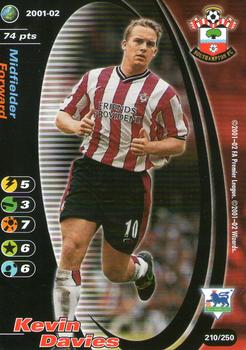 2001 Wizards Football Champions Premier League 2001-2002 #210 Kevin Davies Front